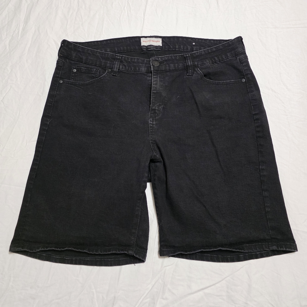 Women's Black Denim Jean Shorts